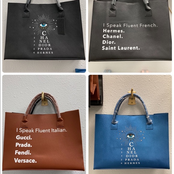 La Trading Co Vegan Leather Totes - Picture 1 of 1